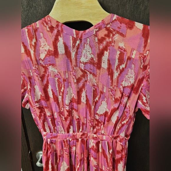 Ba&sh Women's Pink Talita Tiered‎ Mini Dress Size XL - Picture 10 of 10